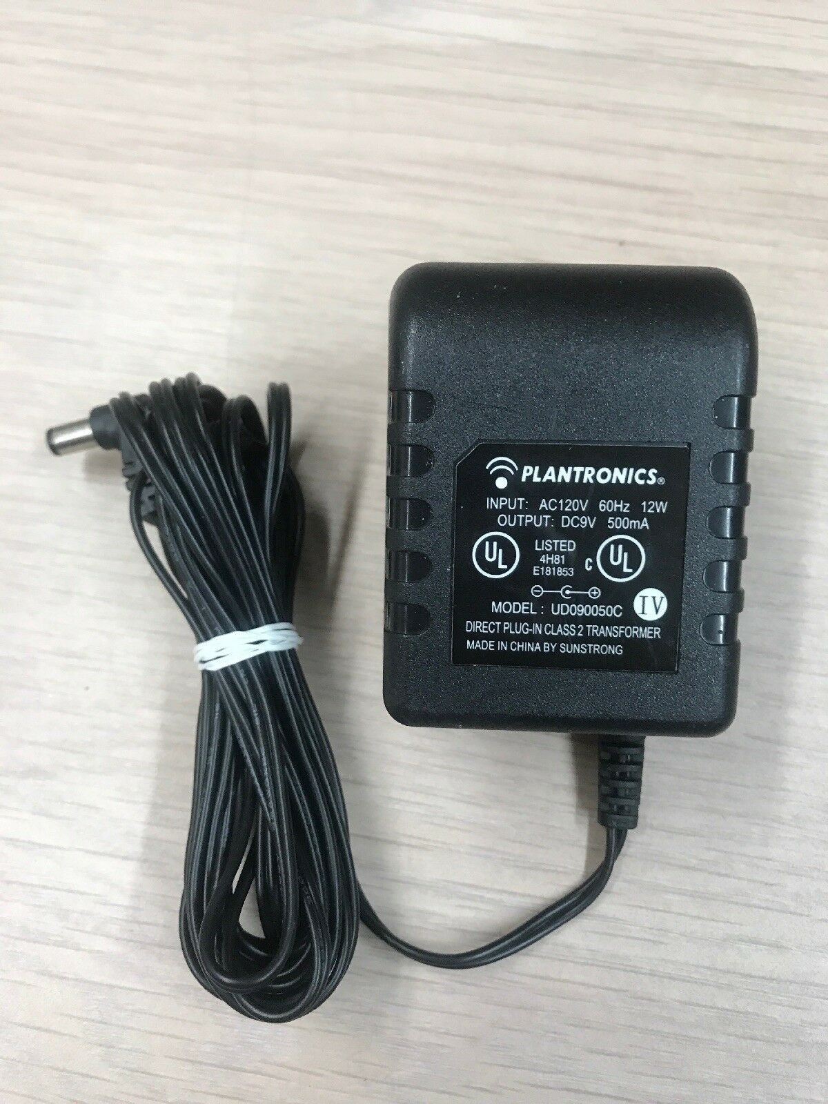 *Brand NEW* 9VDC 500mA 12W AC Adapter UD090050C Plantronics Power Charger